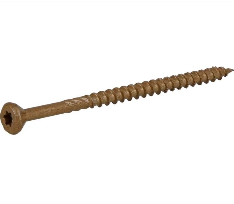 Everbilt coated deck screws for PT