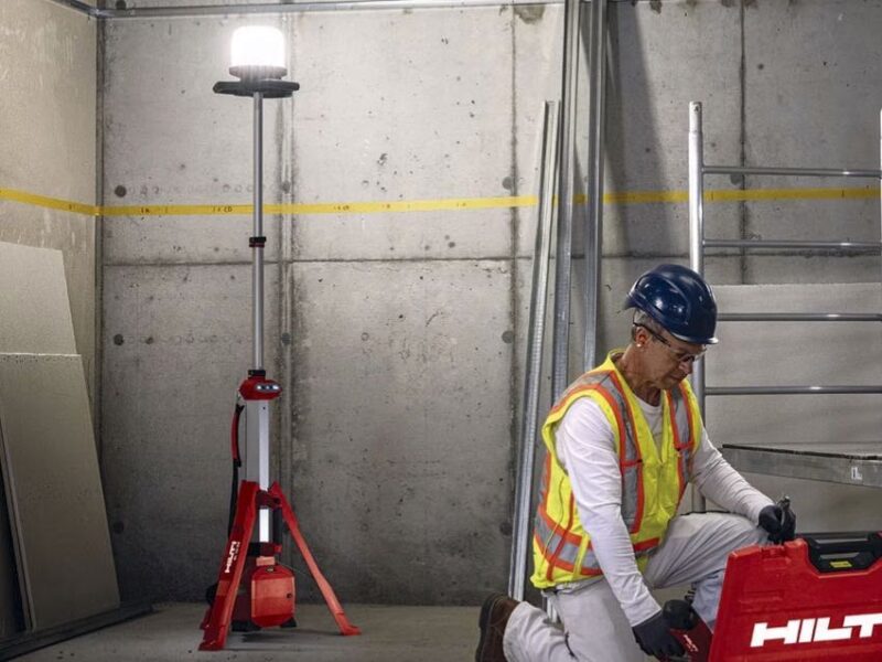 Hilti Tower Light In Use