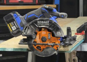 Kobalt 24V circular saw CMT Zero Gravity framing blade