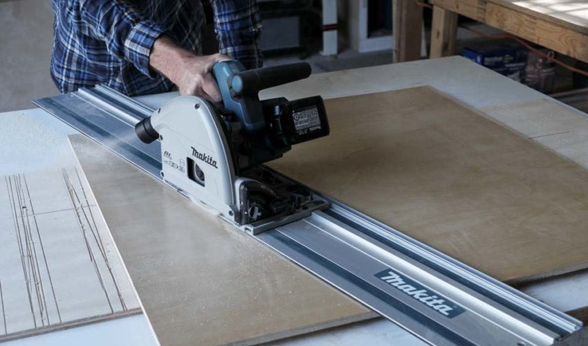 table saw vs Makita Cordless Track Saw