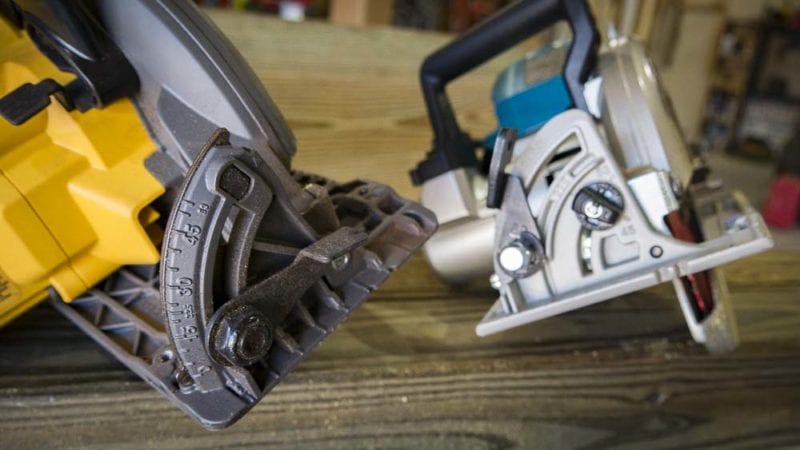 DeWalt FlexVolt Framing Saw Vs Makita Rear-Handle Saw