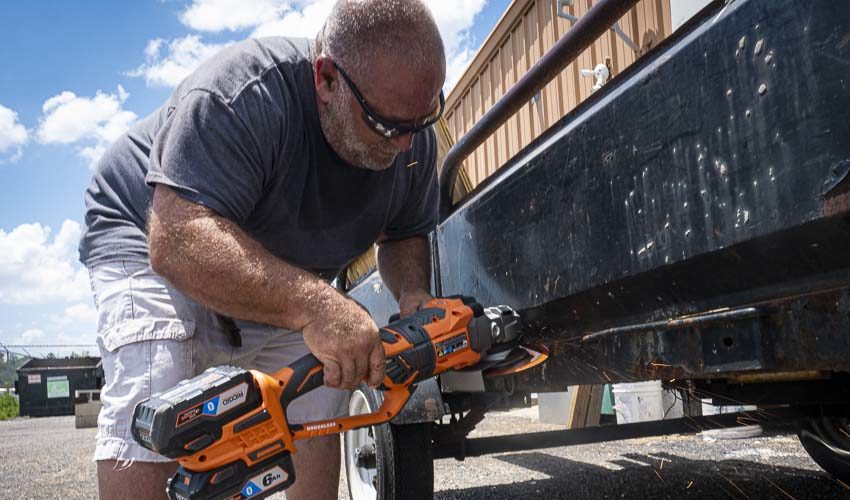 Ridgid Octane grinder trailer