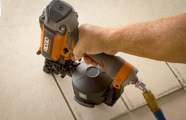 Ridgid R175RNF Coil Roofing Nailer