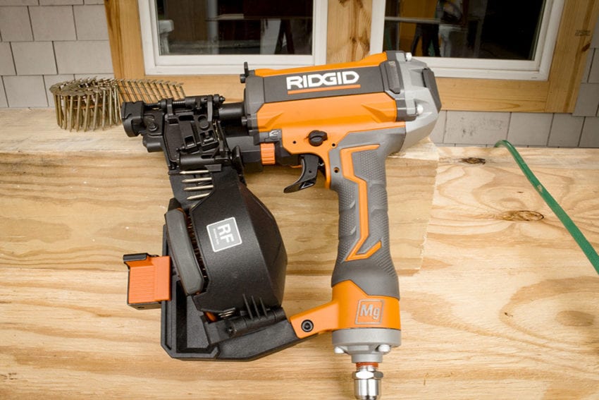 Ridgid R175RNF Coil Roofing Nailer