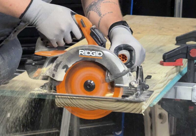 Ridgid saw crosscut