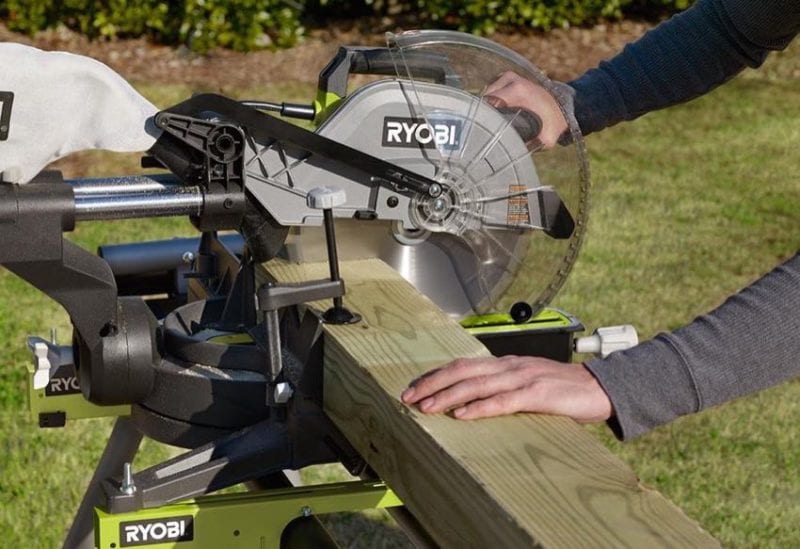 ryobi tss121 miter saw