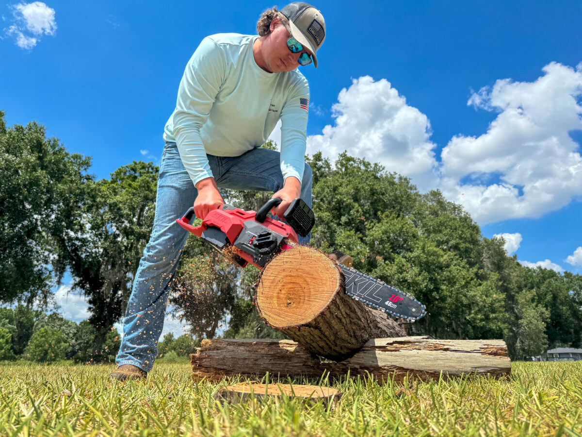 Skil 18-Inch Battery-Powered Chainsaw